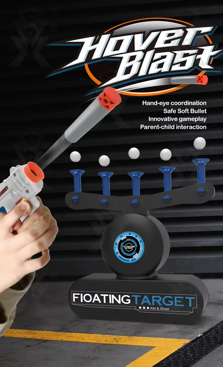 Floating Target Shooting Toy, Foam Ball Launcher Gun · TV10009 · detail image 1 of 5