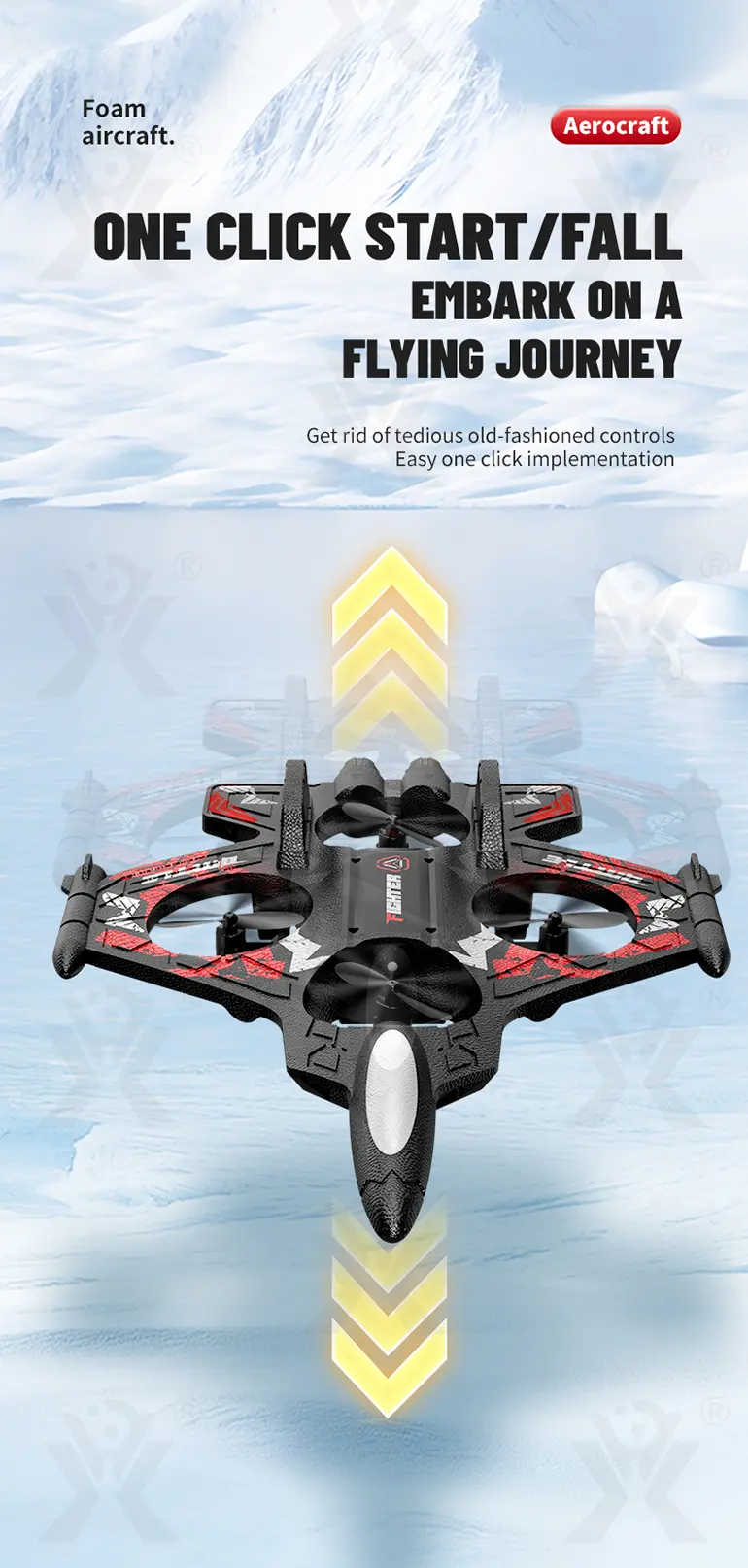Foam RC Airplane, Bulk Fighter Jet · TV10054 · detail image 3 of 11