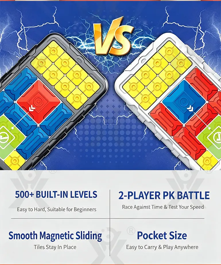 Sliding Block Game, Huarong Road Game · TV10060 · detail image 2 of 10