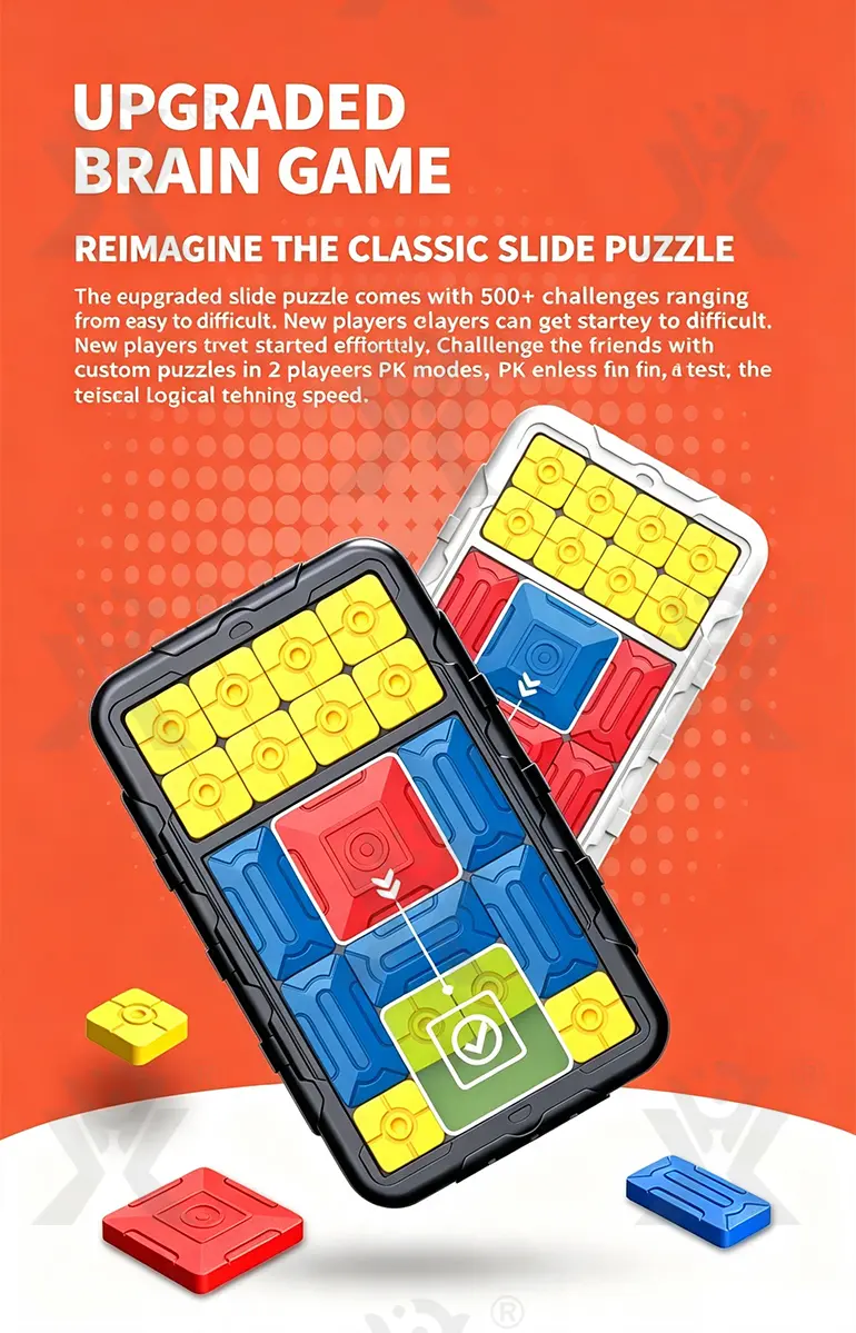 Sliding Block Game, Huarong Road Game · TV10060 · detail image 3 of 10