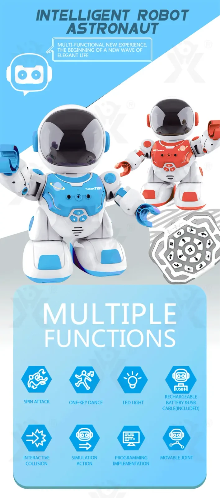 Remote Control Intelligent Companion Robot Toy · TV10028 · detail image 1 of 8