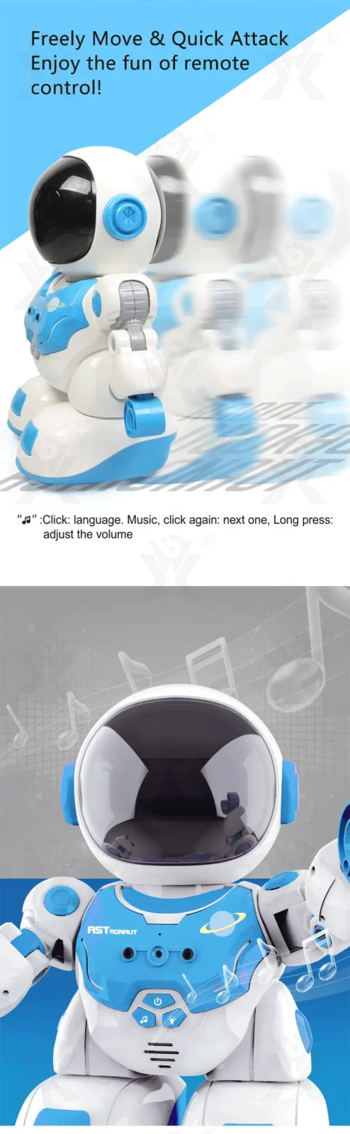 Remote Control Intelligent Companion Robot Toy · TV10028 · detail image 4 of 8