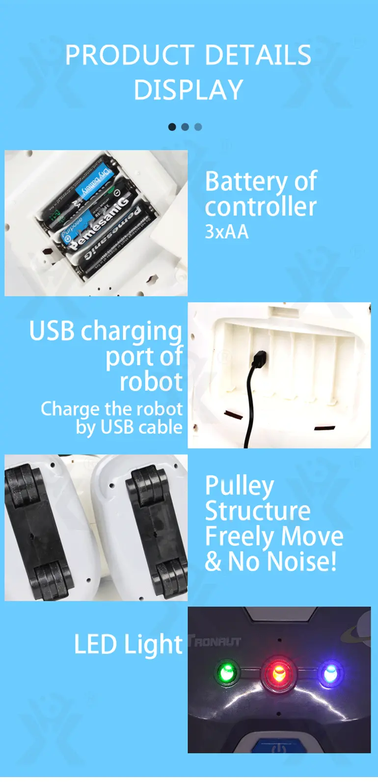 Remote Control Intelligent Companion Robot Toy · TV10028 · detail image 7 of 8
