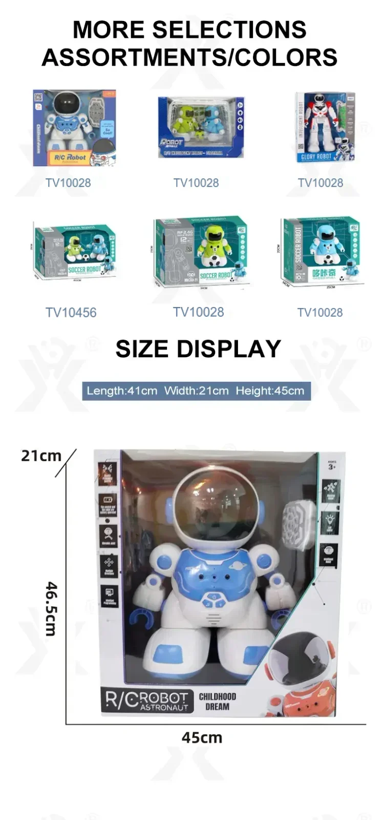 Remote Control Intelligent Companion Robot Toy · TV10028 · detail image 8 of 8