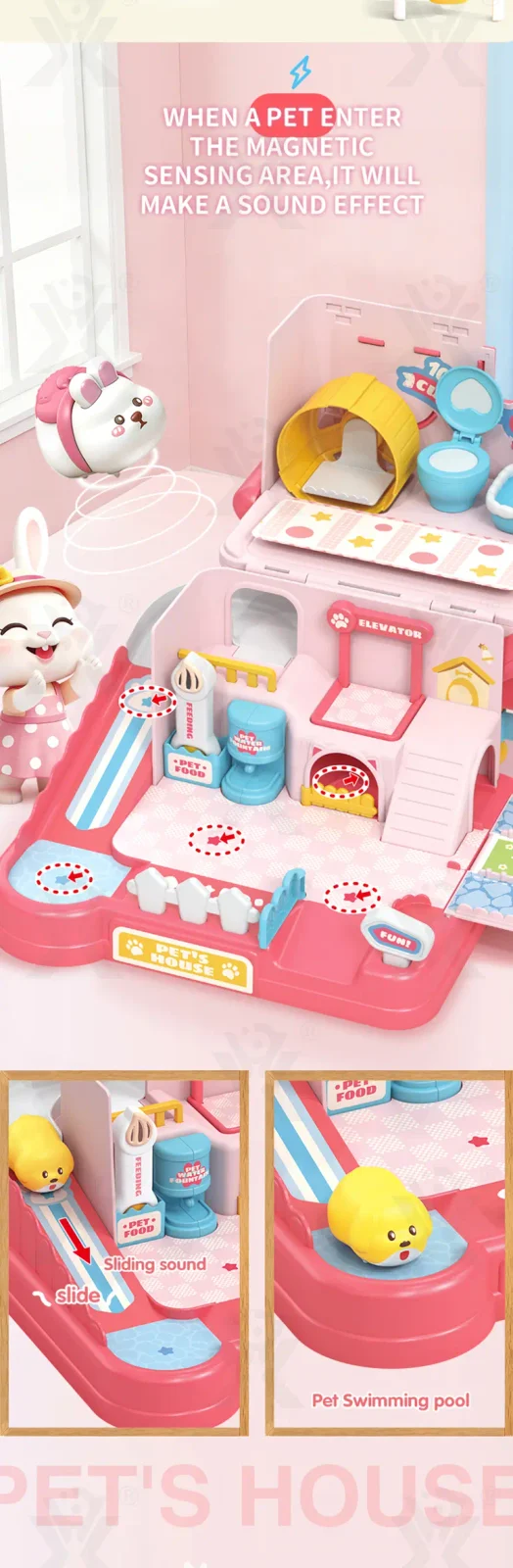 Magnetic Pet House Perfect Gift For Children · TV10036 · detail image 3 of 10