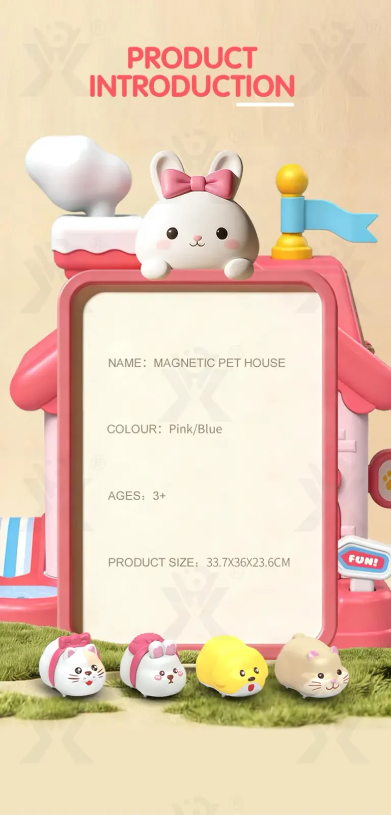 Magnetic Pet House Perfect Gift For Children · TV10036 · detail image 8 of 10