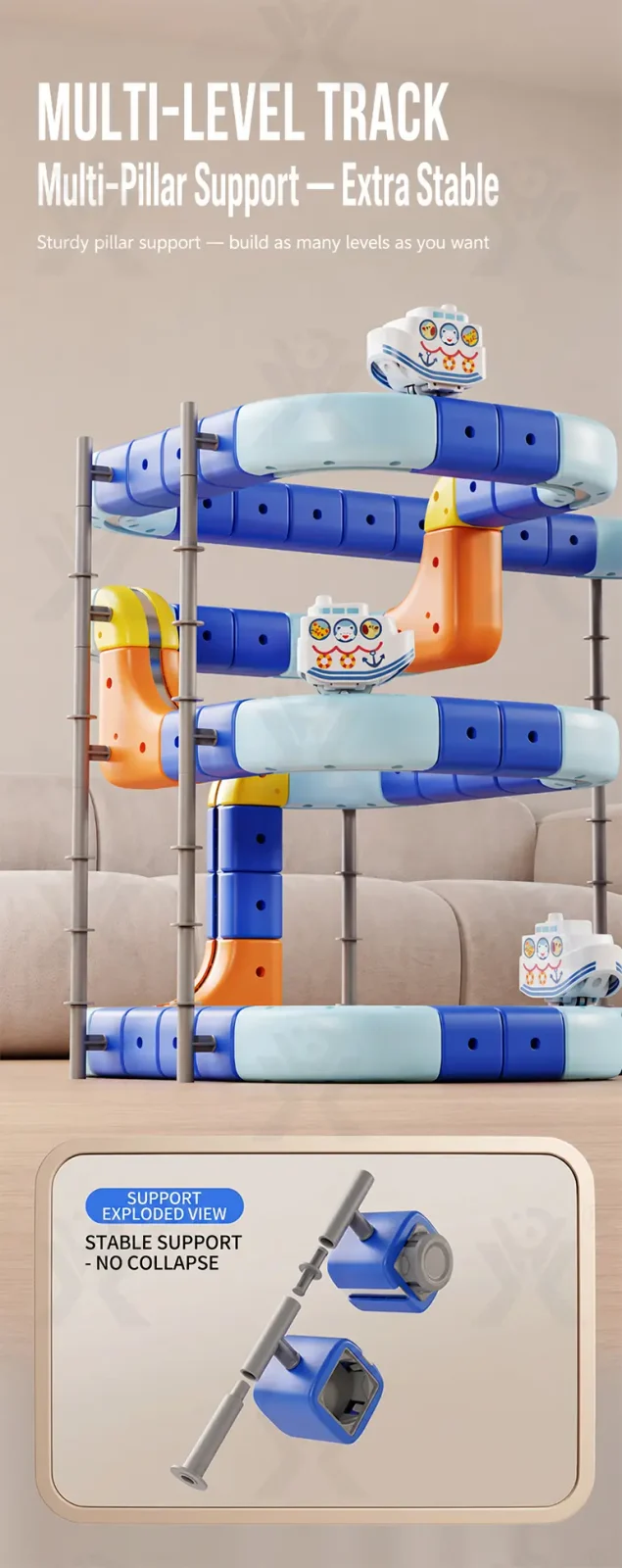 Magnetic Car Building Block, STEM Toy Factory Supply · TV10037 · detail image 7 of 12