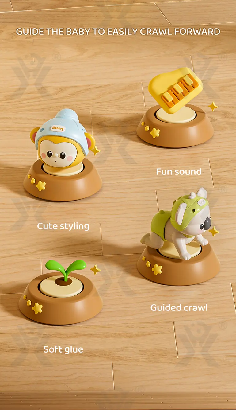 Musical Koala Baby Crawling Toy, Infant Tummy Time Development Learning · TV10050 · detail image 2 of 6