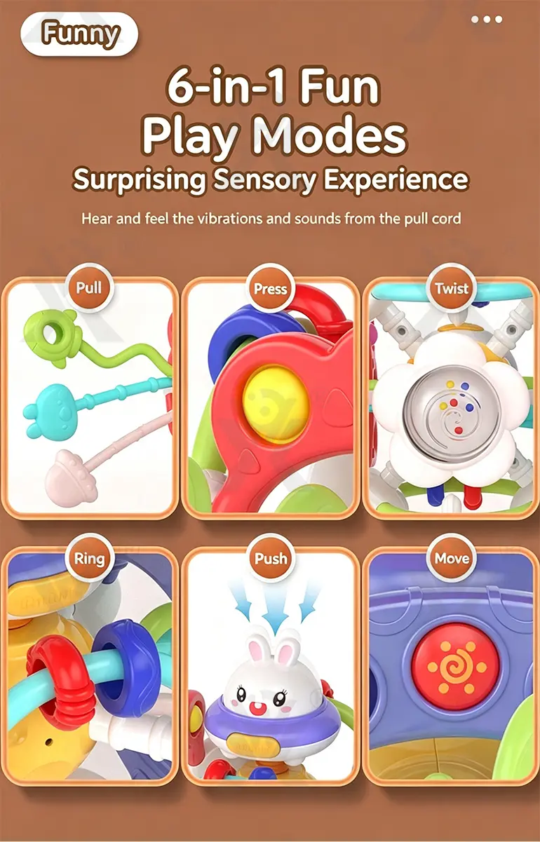 Montessori Pull String Sensory Toys for Babies · TV10061 · detail image 2 of 10