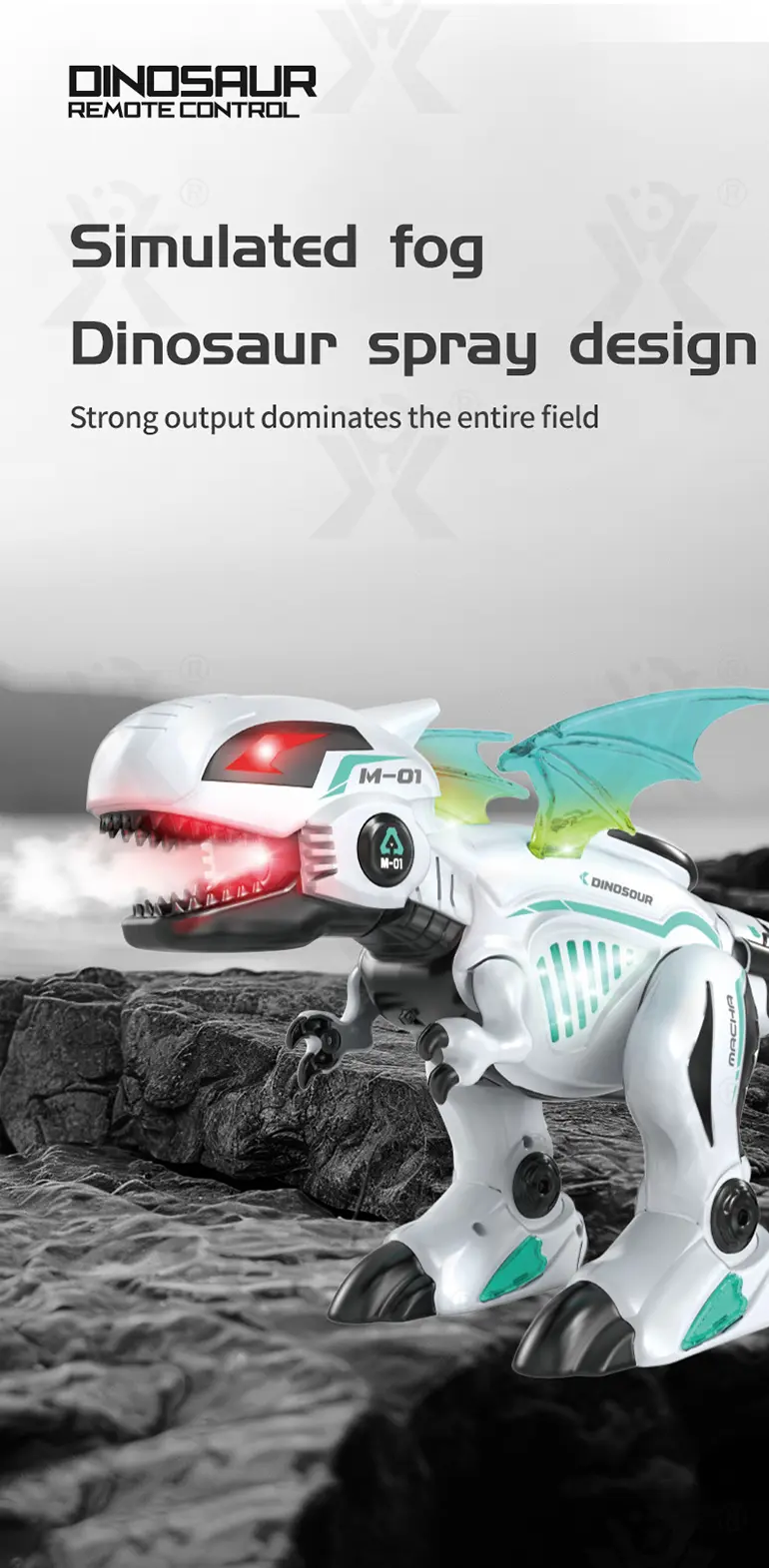 RC Multi-functional Robot Dinosaur Toy with Smoke · TV10039 · detail image 6 of 9