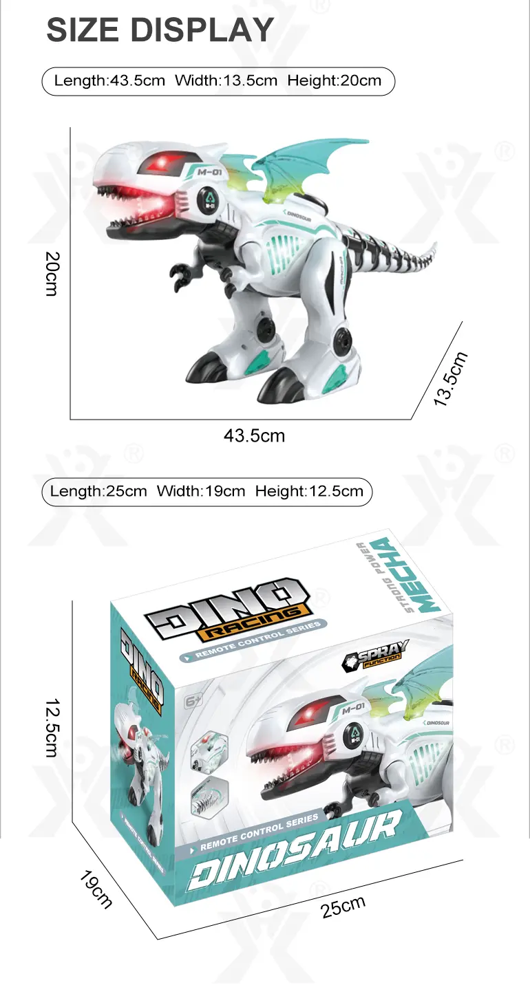 RC Multi-functional Robot Dinosaur Toy with Smoke · TV10039 · detail image 9 of 9