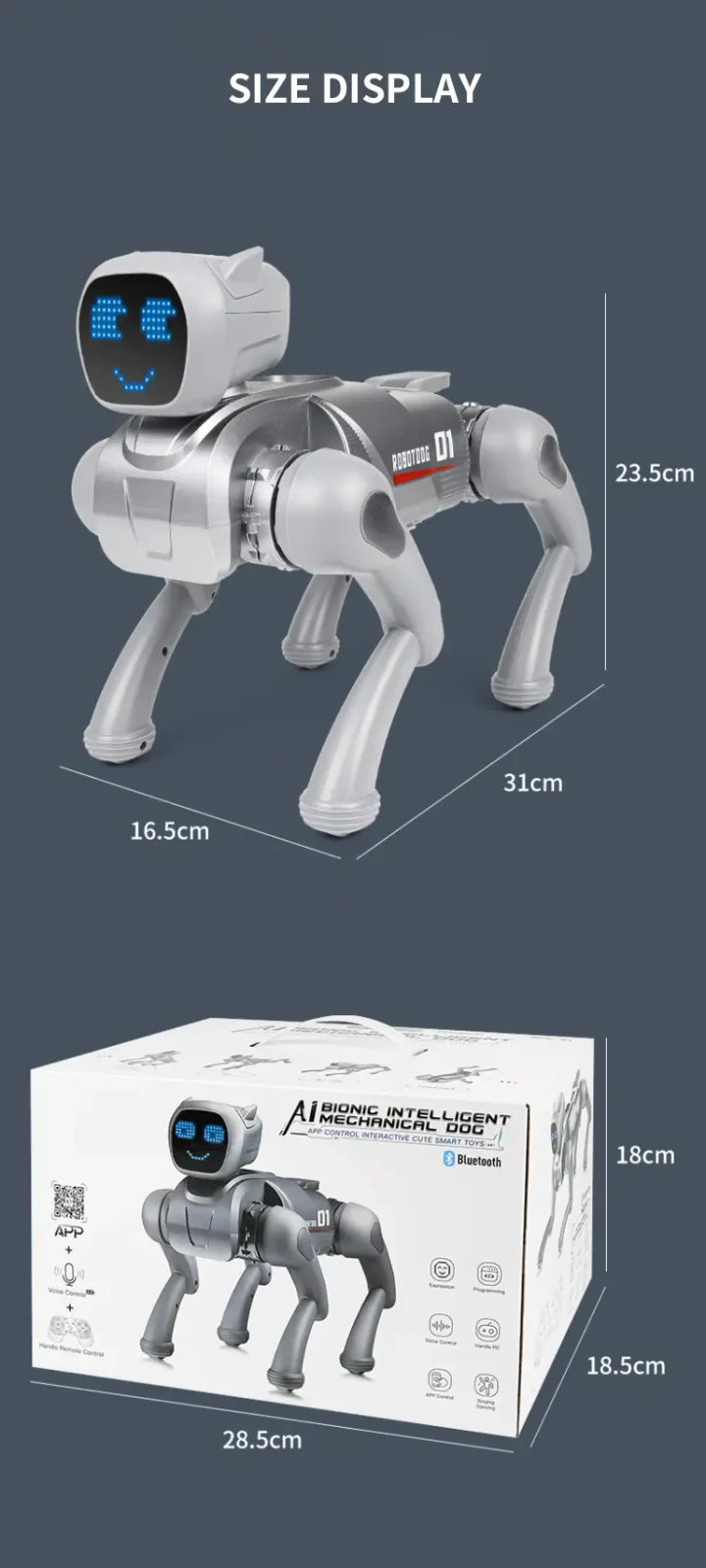RC Smart Robot Dog Toy with Voice & App Control · TV10052 · detail image 14 of 14