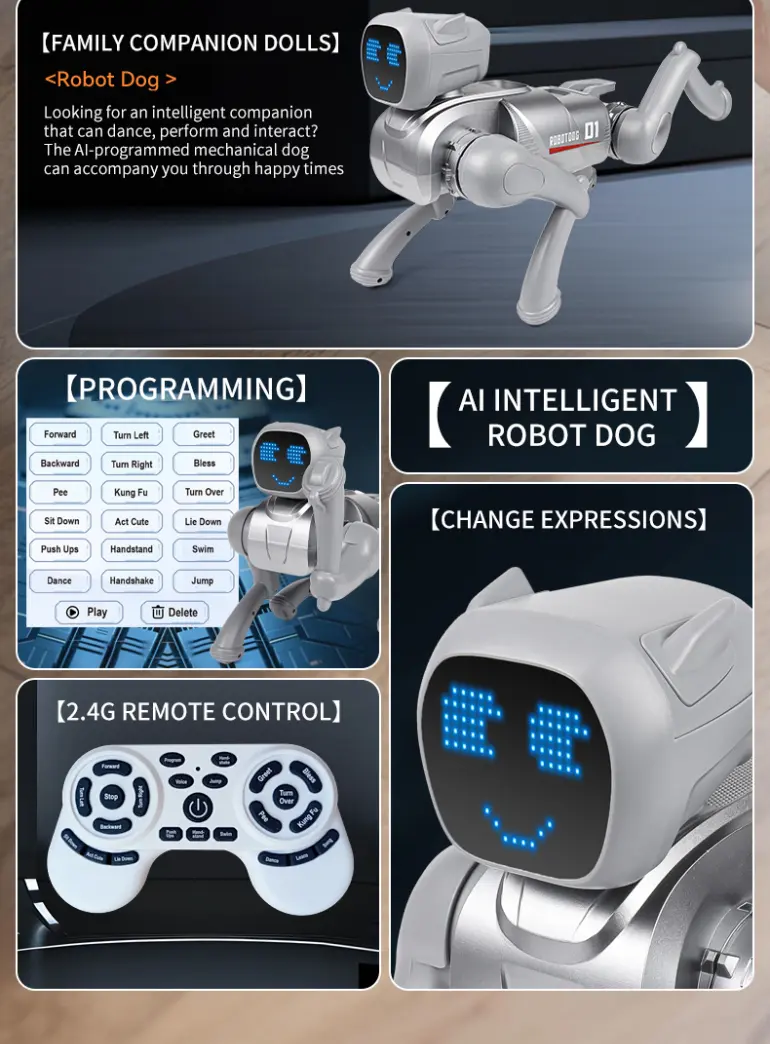 RC Smart Robot Dog Toy with Voice & App Control · TV10052 · detail image 2 of 14