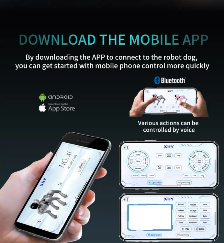 RC Smart Robot Dog Toy with Voice & App Control · TV10052 · detail image 9 of 14