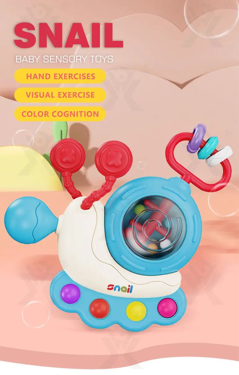 Snail Sensory Toys, Round-Edge Design · TV10056 · detail image 1 of 8