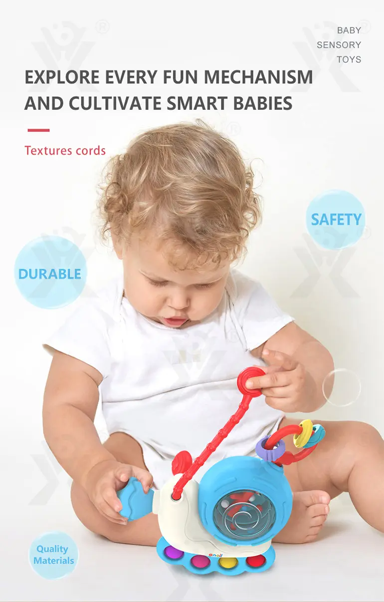 Snail Sensory Toys, Round-Edge Design · TV10056 · detail image 6 of 8