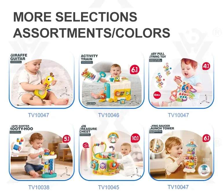 Montessori Busy Board Toys, Spinning, Sliding & Fine Motor Skill Activities Learning Toy · TV10047 · detail image 8 of 9
