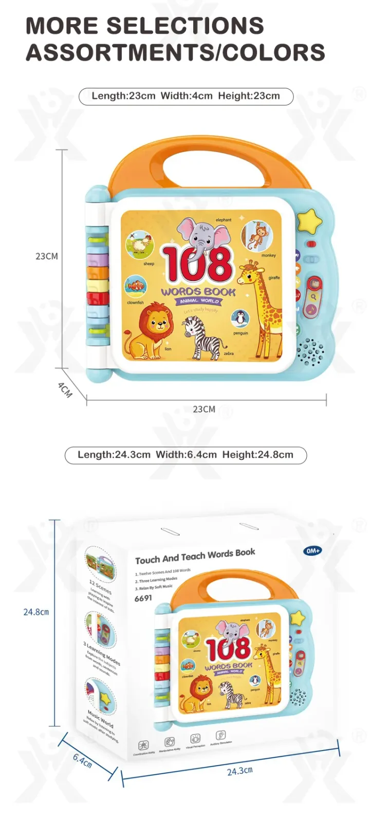 Touch & Teach Word Book of Animal World · TV10015 · detail image 9 of 9