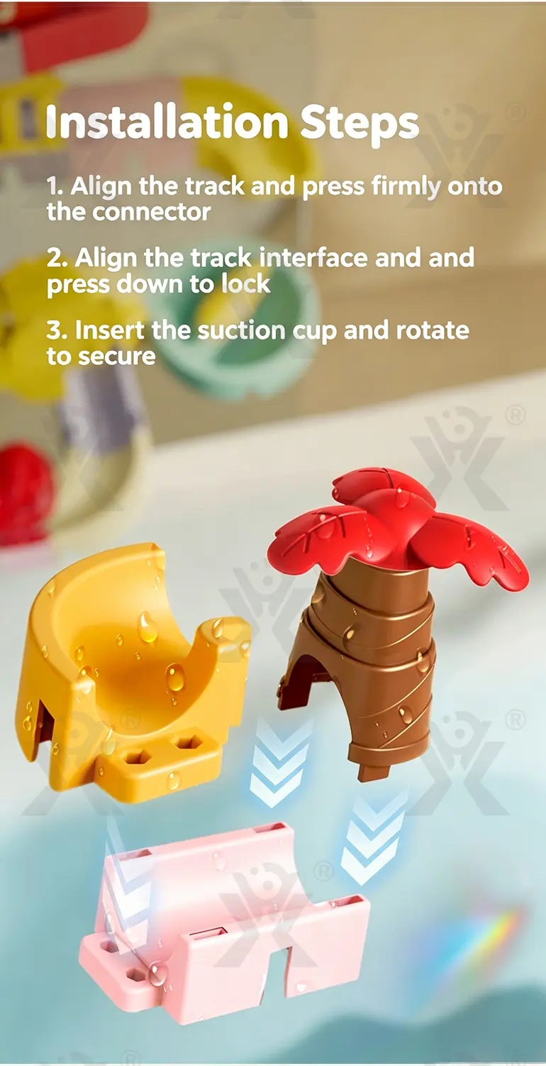 Bath Toys, Water Slide Building Toy for Toddlers · TV10062 · detail image 5 of 10