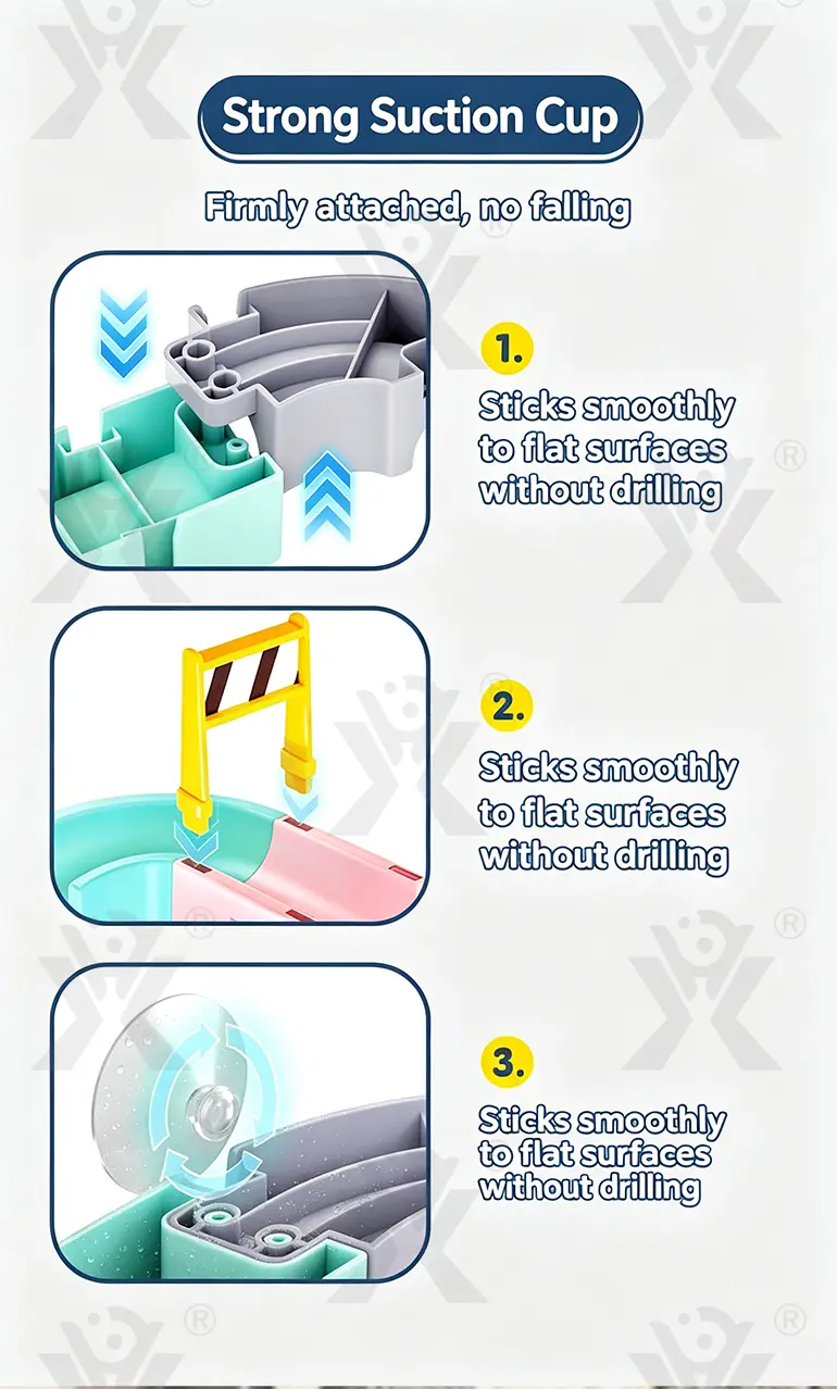 Bath Toys, Water Slide Building Toy for Toddlers · TV10062 · detail image 6 of 10