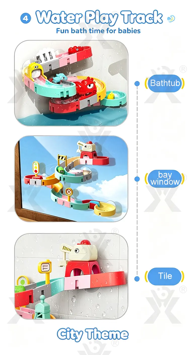 Bath Toys, Water Slide Building Toy for Toddlers · TV10062 · detail image 8 of 10