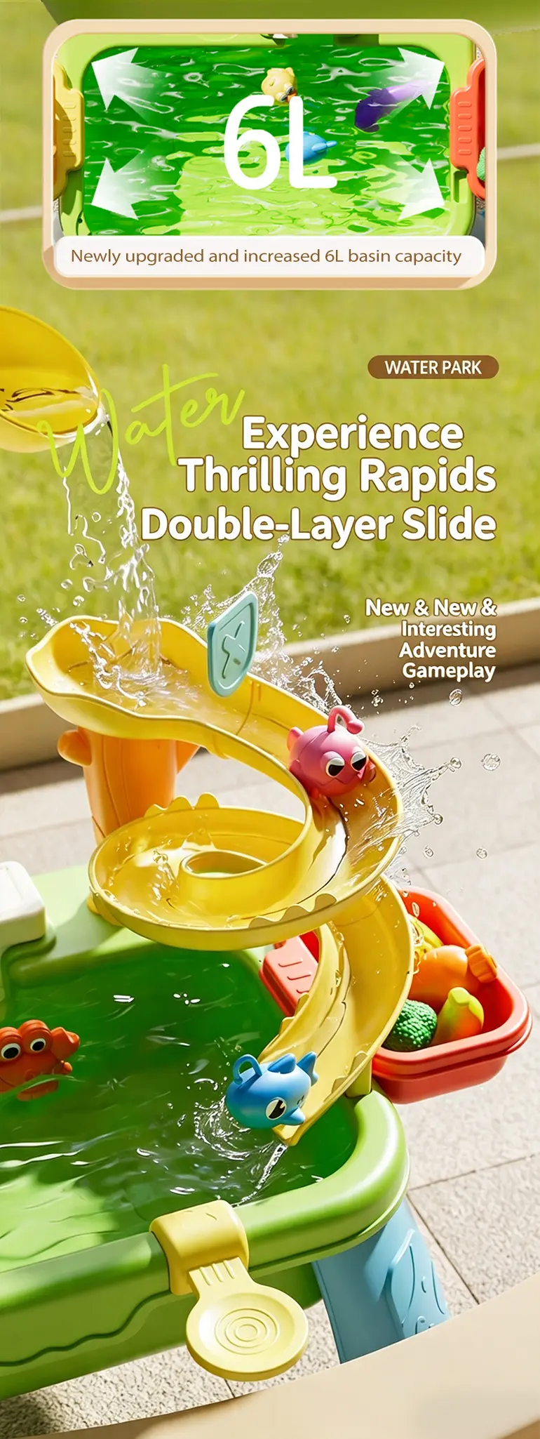 Water Table Toy, Children’s Play Sink Supply · TV10059 · detail image 6 of 12