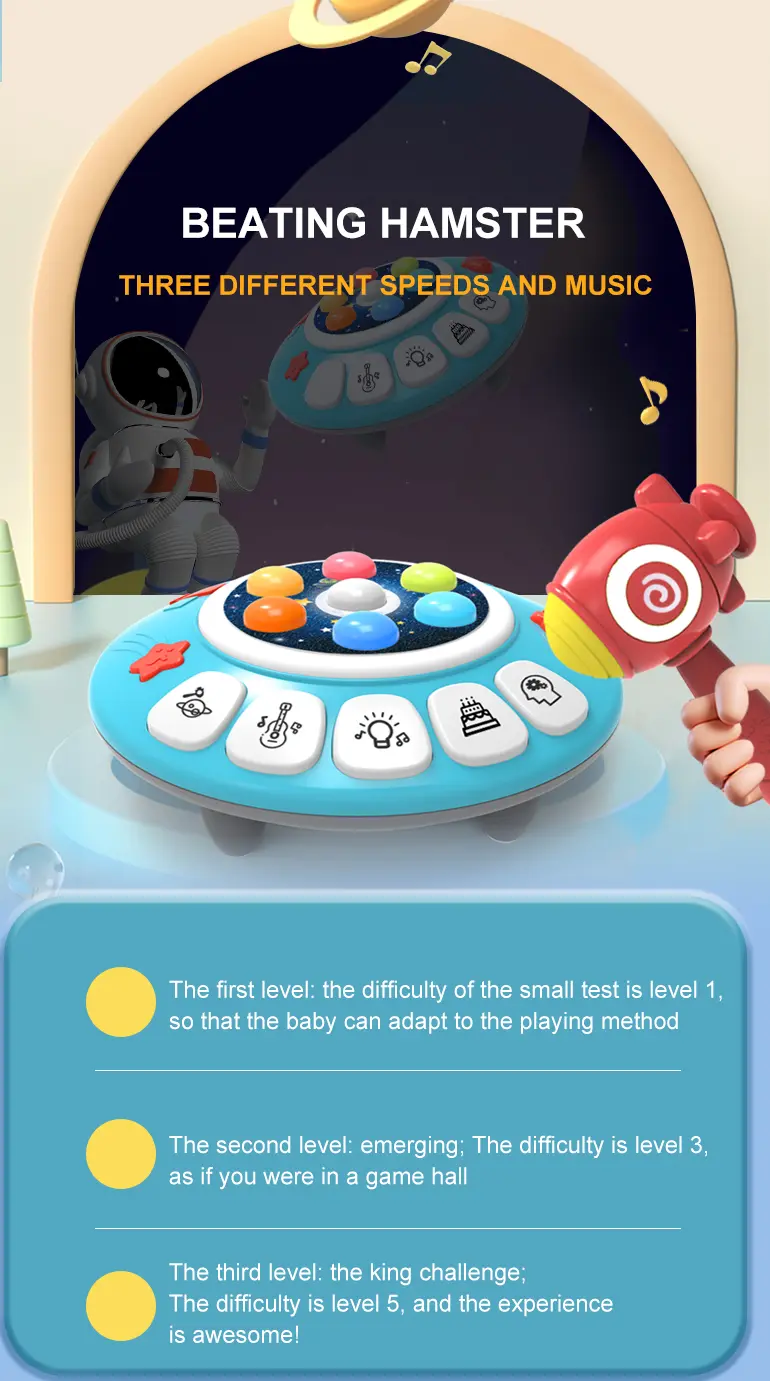 8-in-1 Whack A Mole Game Toy · TV10033 · detail image 3 of 9