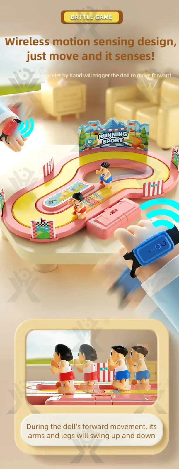 Wireless Motion Sensing Racing Game, Parent-Child Interactive Activities · TV10010 · detail image 4 of 10