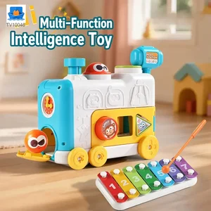 6-in-1 Multi-Function Activity Train Toy, Baby Montessori Sensory · TV10046 · product photo 2 of 5