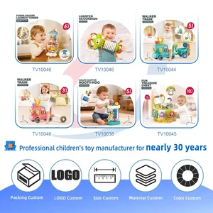 6-in-1 Multi-Function Activity Train Toy, Baby Montessori Sensory · TV10046 · product photo 4 of 5