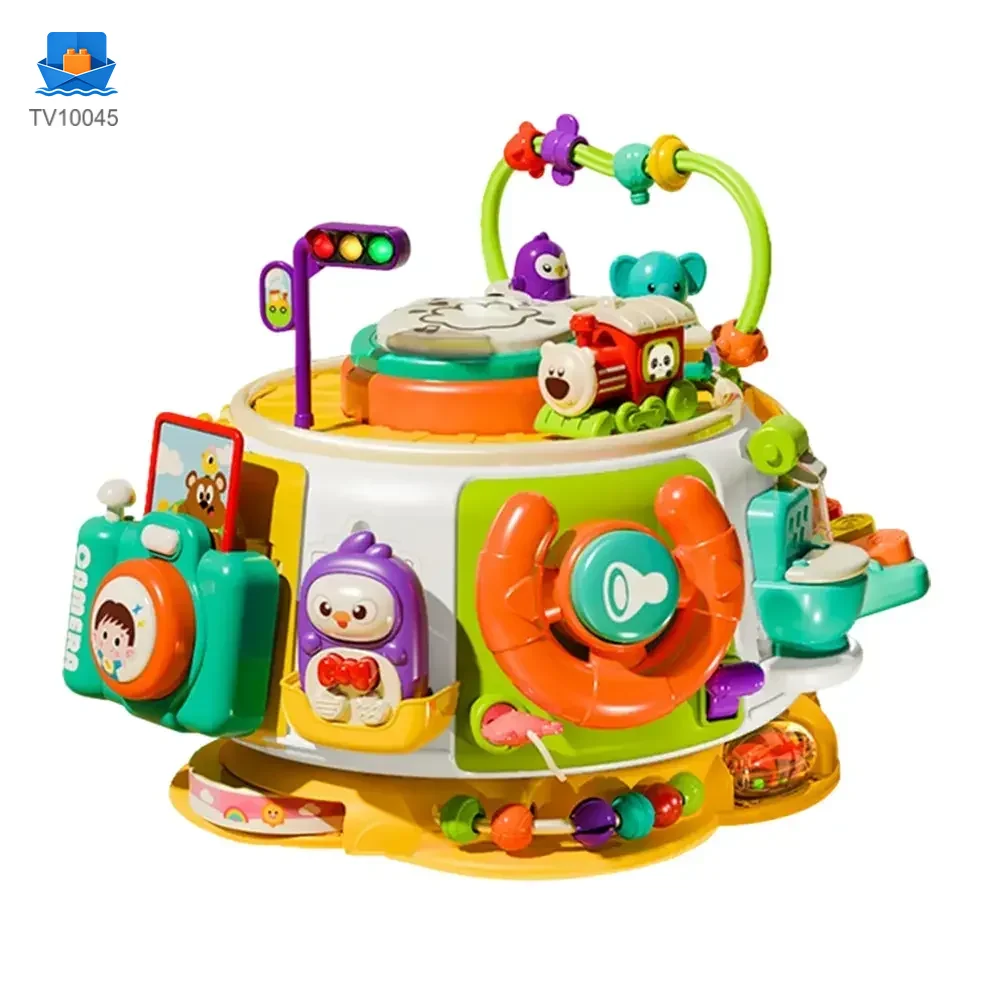 10-in-1 Activity Cube Toys, Educational Rotating Activity Busy Box Toy · TV10045 · product photo 1 of 5