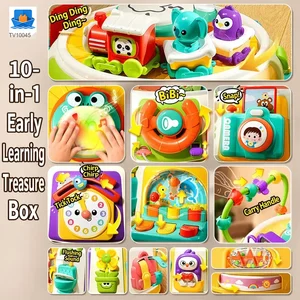 10-in-1 Activity Cube Toys, Educational Rotating Activity Busy Box Toy · TV10045 · product photo 2 of 5
