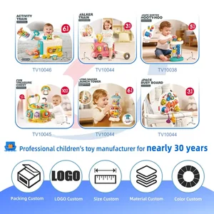 Multifunctional Baby Steam Walker Train Toy, 5-in-1 Activity Ride Toy · TV10044 · product photo 4 of 5