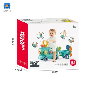 Multifunctional Baby Steam Walker Train Toy, 5-in-1 Activity Ride Toy · TV10044 · product photo 5 of 5