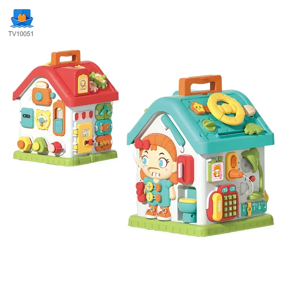Montessori Busy House Activity Toy for Toddler · TV10051 · product photo 1 of 7