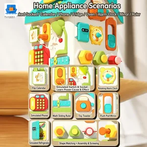 Montessori Busy House Activity Toy for Toddler · TV10051 · product photo 2 of 7