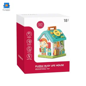 Montessori Busy House Activity Toy for Toddler · TV10051 · product photo 5 of 7