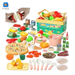 Cutting Pretend Play Food Toy Kitchen Pretend Play Set