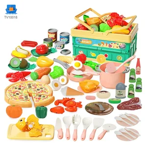 Cutting Pretend Play Food Toy Kitchen Pretend Play Set · TV10018 · product photo 2 of 7
