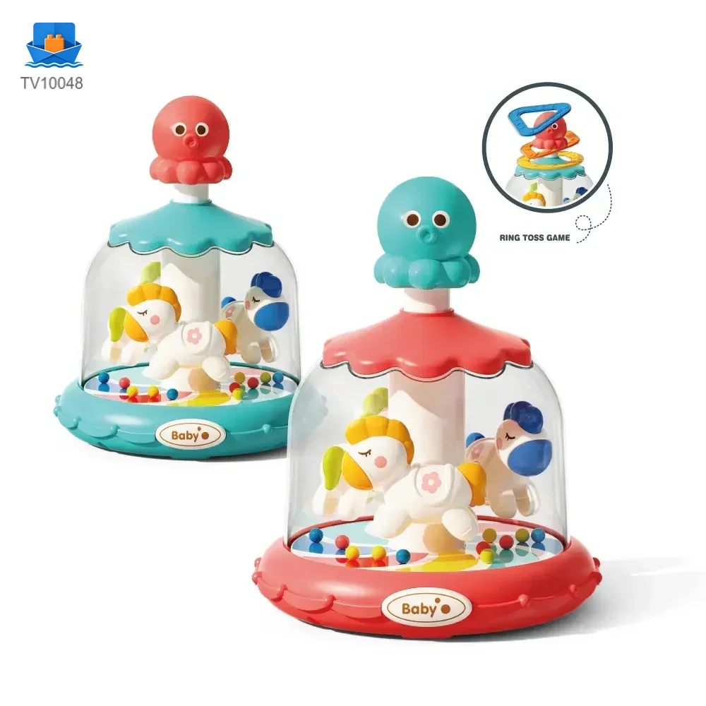 Press and Spin Carousel Toy, Baby Early Education Training · TV10048 · product photo 1 of 7