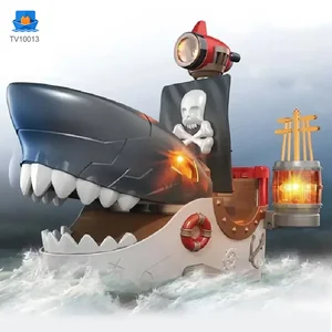 Gear Mecha Shark Pirate Ship Toy, Light and Music Full Functions, Battery-Operated Educational Kids Toys · TV10013 · product photo 2 of 8