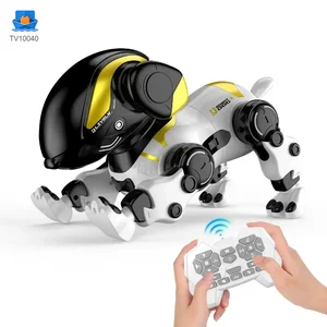 Smart Robot Dog Toy with Voice Control, Remote Control, LED Eyes, Multi-Function Interactive Pet