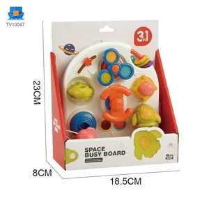 Montessori Busy Board Toys, Spinning, Sliding & Fine Motor Skill Activities Learning Toy · TV10047 · product photo 5 of 5