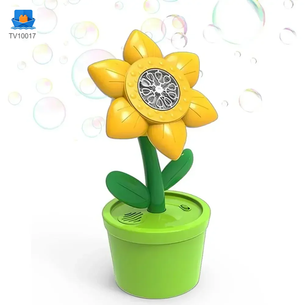 Sunflower Bubble Machine with Music & Lights for Kids · TV10017 · product photo 1 of 6