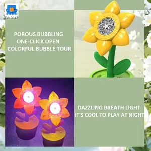 Sunflower Bubble Machine with Music & Lights for Kids · TV10017 · product photo 2 of 6