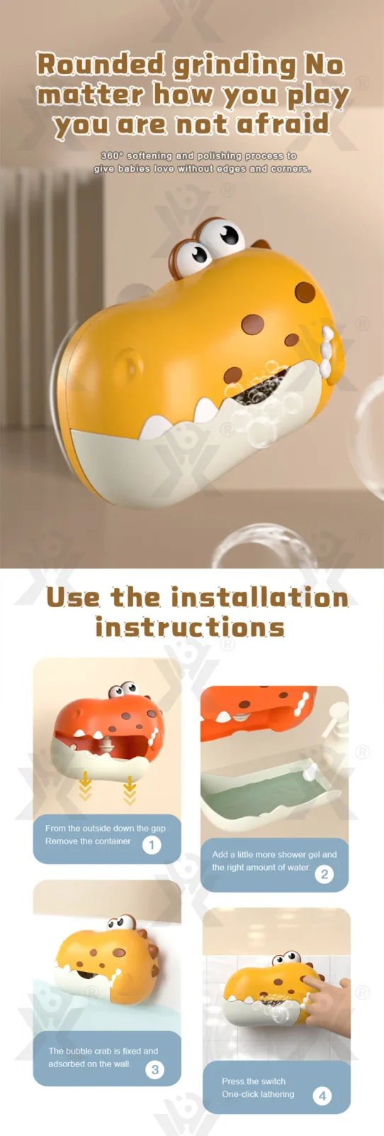 Dinosaur Bath Bubble Machine · TV10006 · detail image 4 of 7