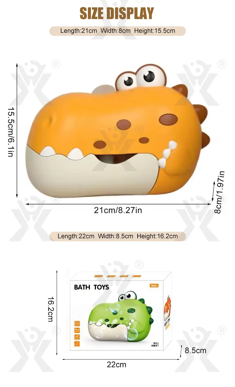 Dinosaur Bath Bubble Machine · TV10006 · detail image 7 of 7
