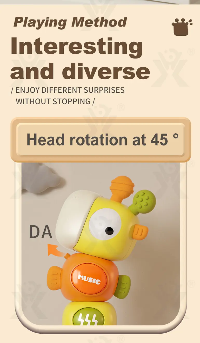 Giraffe Musical Rattle Sensory Toy for Infants · TV10008 · detail image 3 of 13
