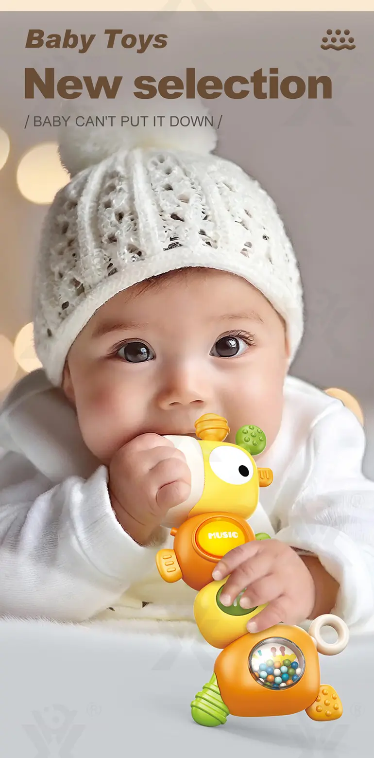 Giraffe Musical Rattle Sensory Toy for Infants · TV10008 · detail image 5 of 13