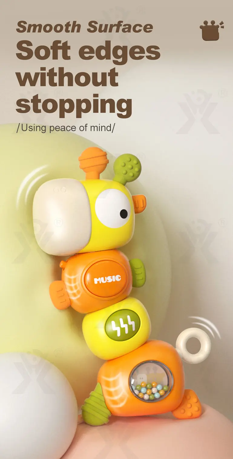 Giraffe Musical Rattle Sensory Toy for Infants · TV10008 · detail image 9 of 13